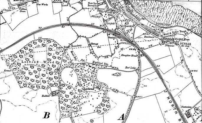 Third quadrant of the 1892 map