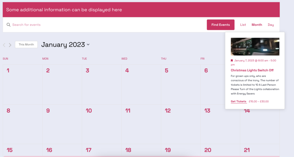 The Events Calendar is geared towards users who have complex needs