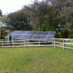 4KW ground mounted solar array