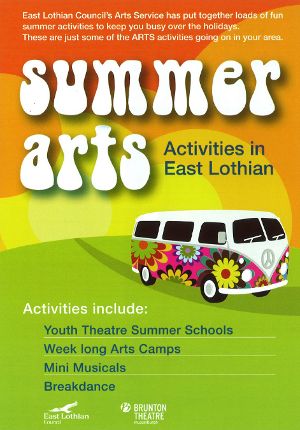 Summer arts activities in East Lothian - click to view brochure