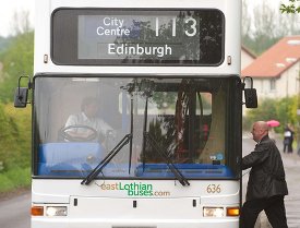 RELBUS contacted Lothian Bus with questions over the new 113 service to Ormiston and Pencaitland. Image Rob McDougall
