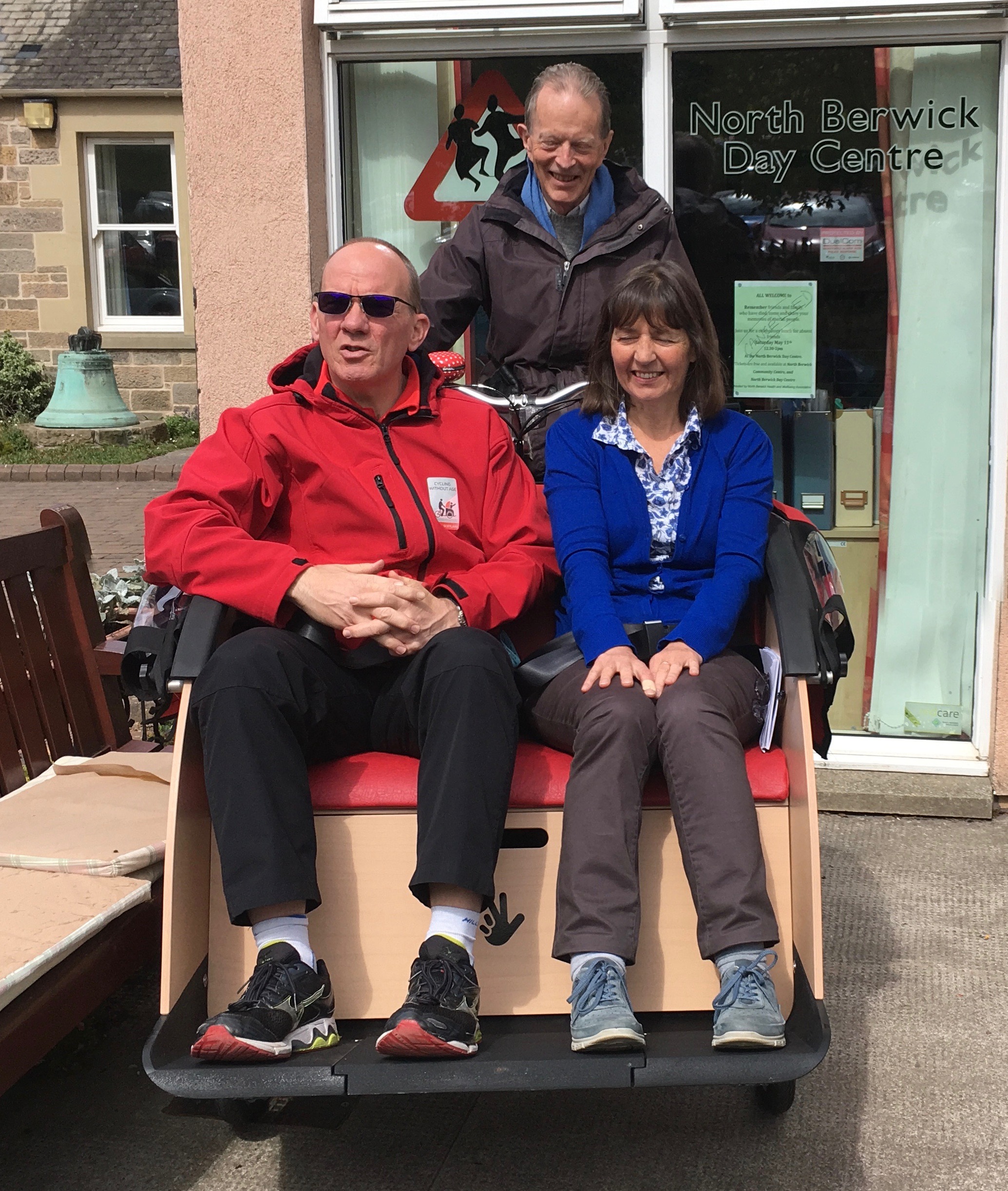 New tricycle for Cycling Without Age in North Berwick