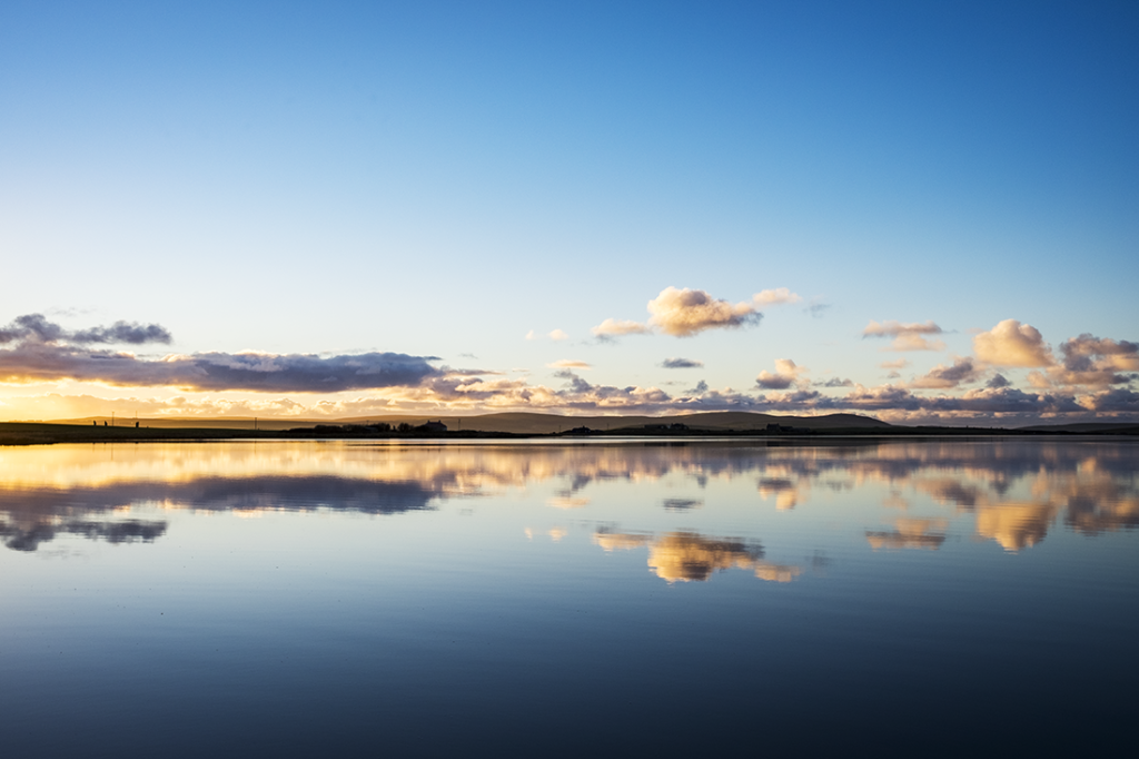 Woody Musgrove Photography Orkney Landscape Lock of Harray Ness of Brodgar Sunset