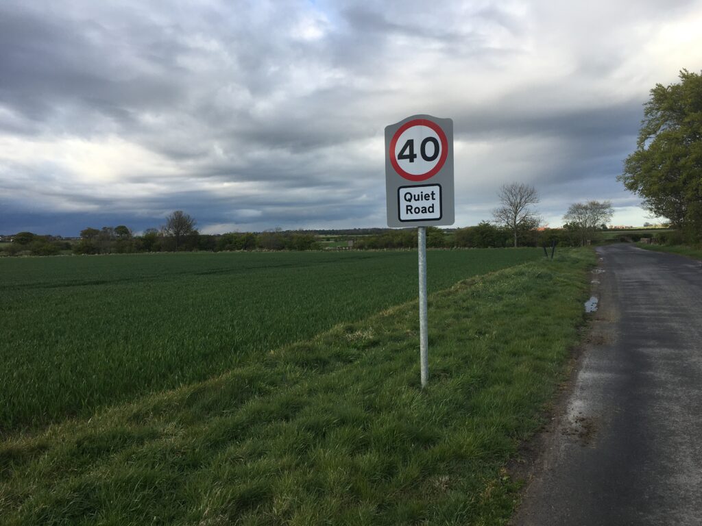 Oh if Only there were more Quiet Roads in East Lothian