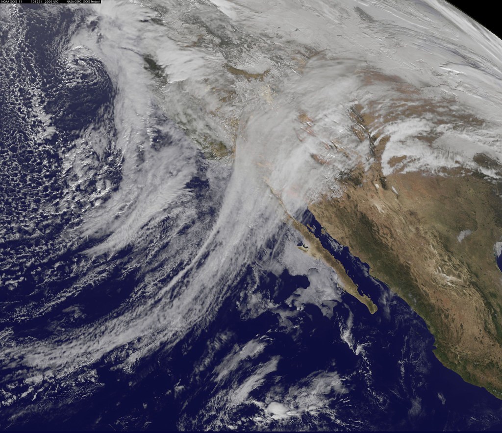 GOES-11 Captures the 'Pineapple Express'