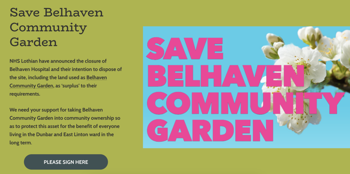 Save Belhaven Garden